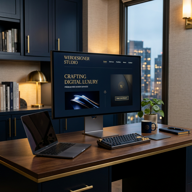 Modern Webdesign Werkplek